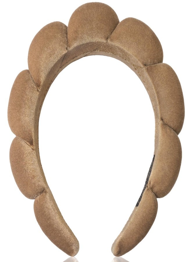 اييشا طوق رأس سبا من عائشة براون لغسل الوجه، إسفنجة، طوق رأس للمكياج، طوق رأس للعناية بالبشرة، طوق شعر ناعم لتنظيف الوجه - Image 1